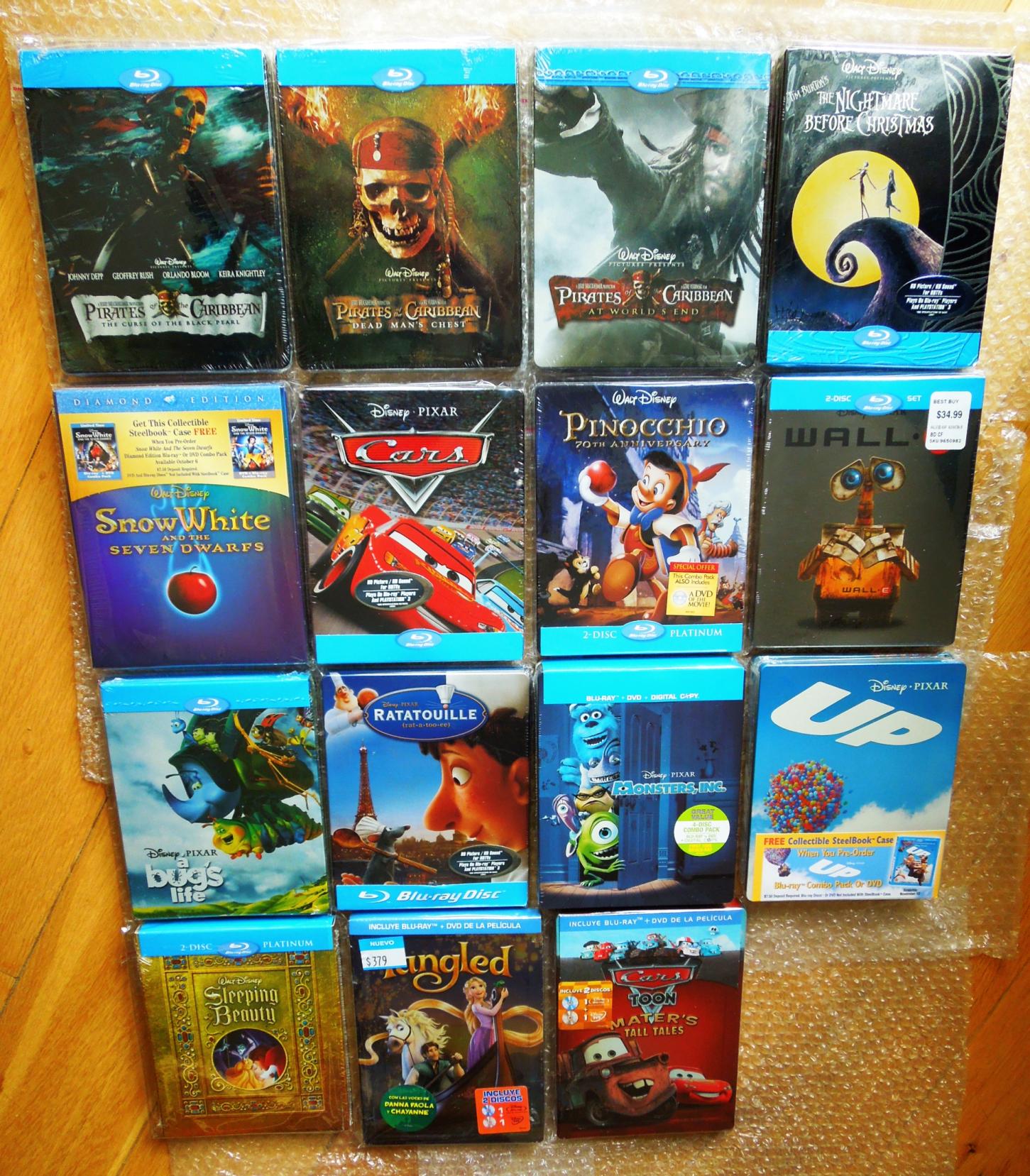 Collection Disney USMX Steelbooks