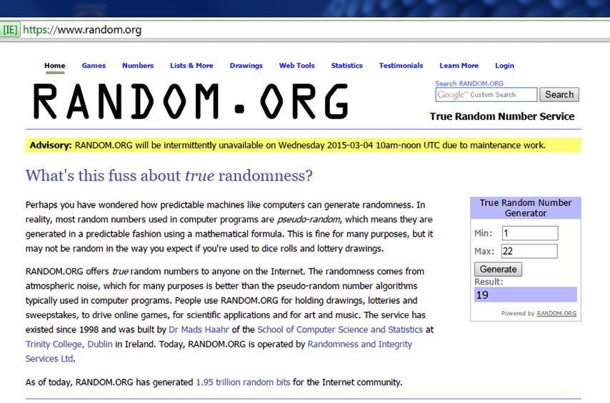 Contest Results