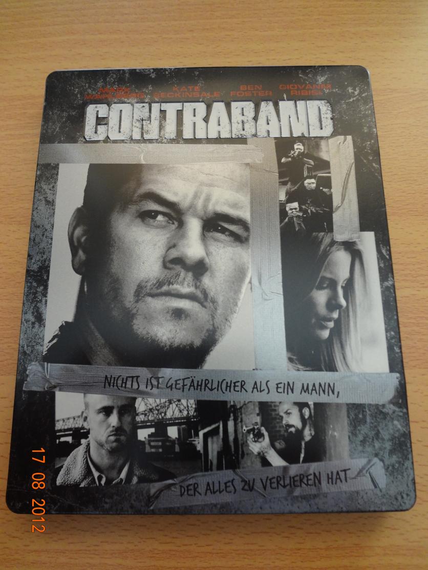 Contraband Debossed German Steelbook Front