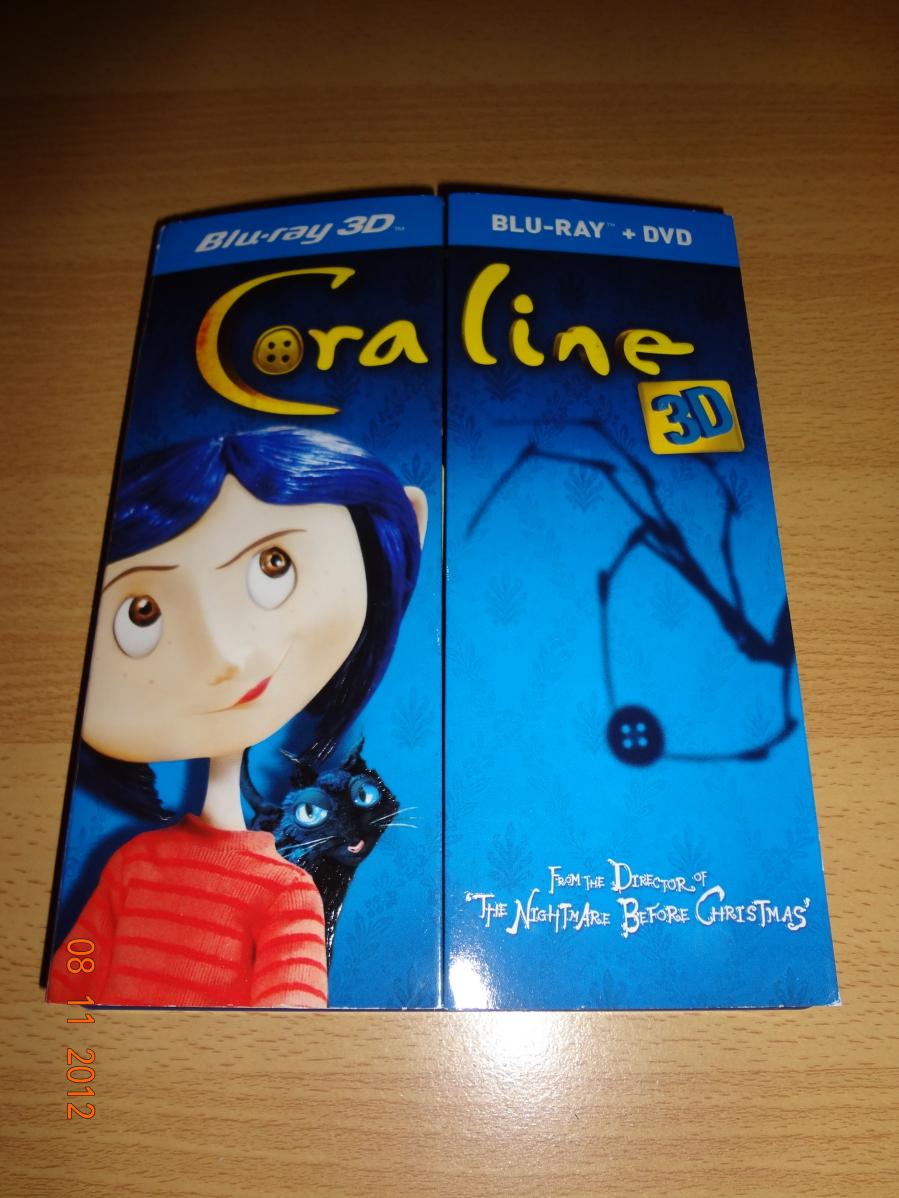 Coraline 3D Embossed Fold out Canadian Slipcover Front