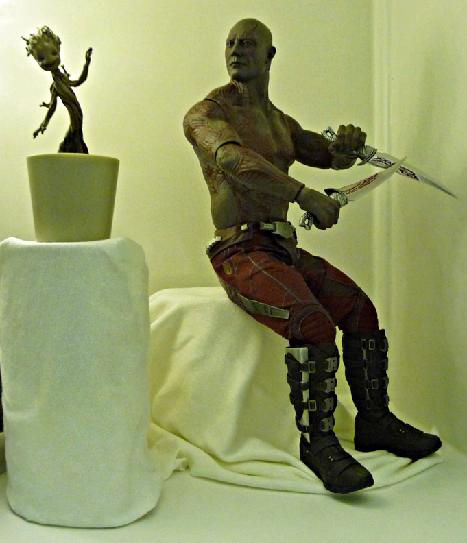 Drax  & Dancing Groot