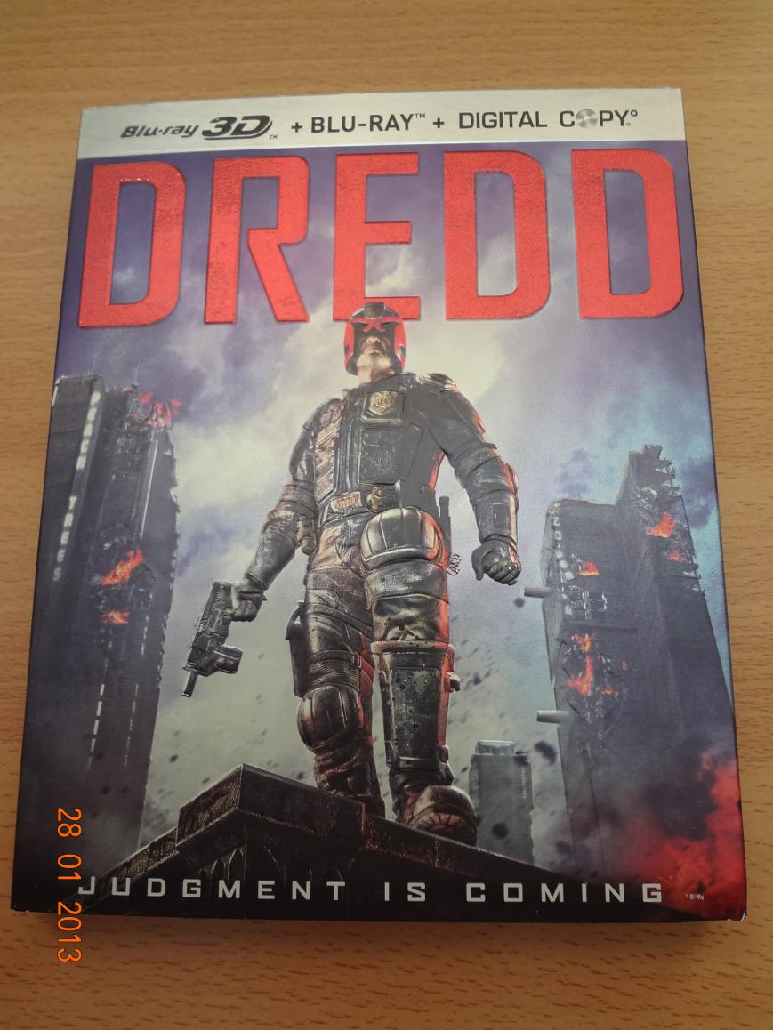 Dredd 3D Canadian Embossed Slipcover