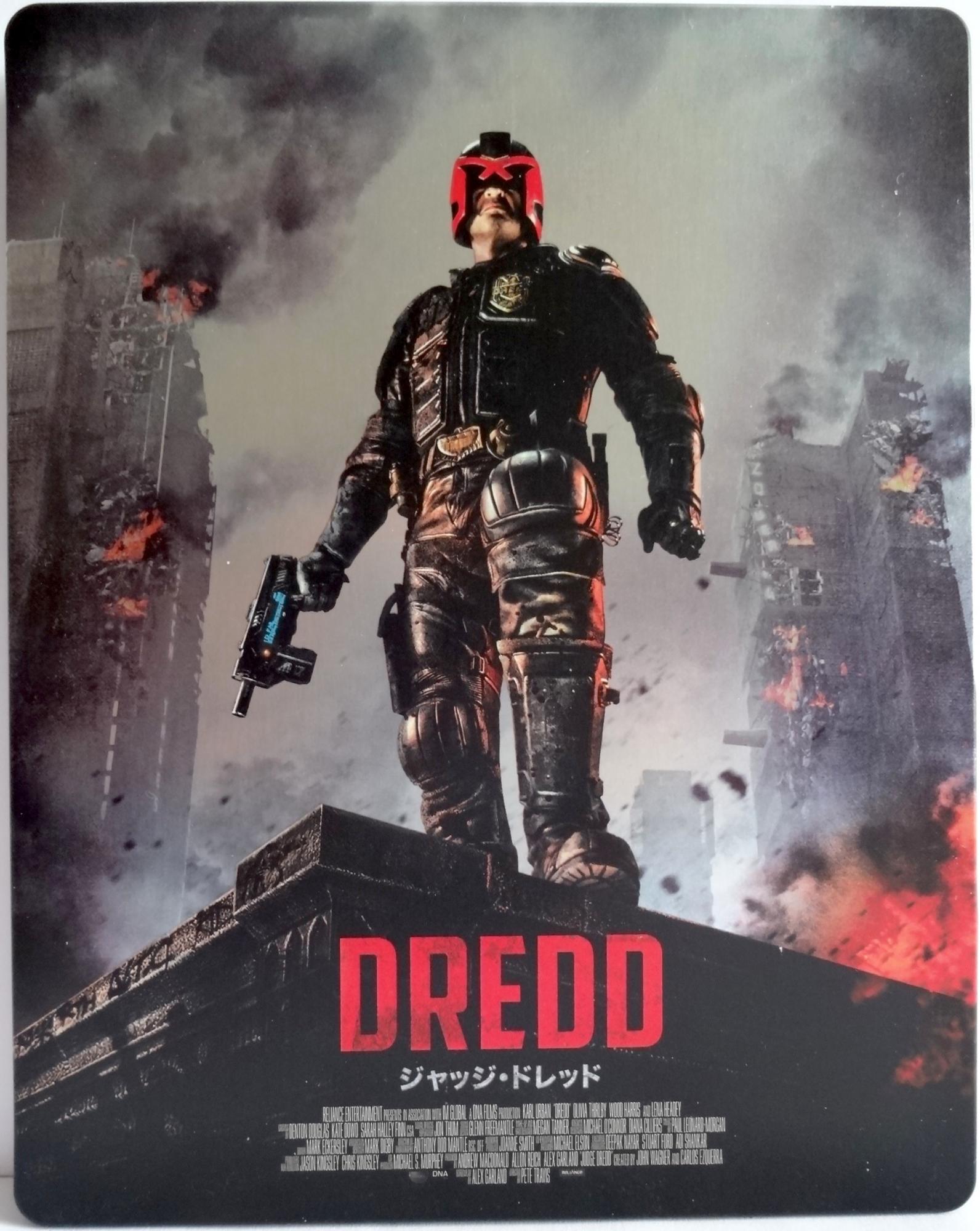 DREDD Steelbook Japan Exclusive Limited Edition (Bluray Region FREE) RARE

Front Cover