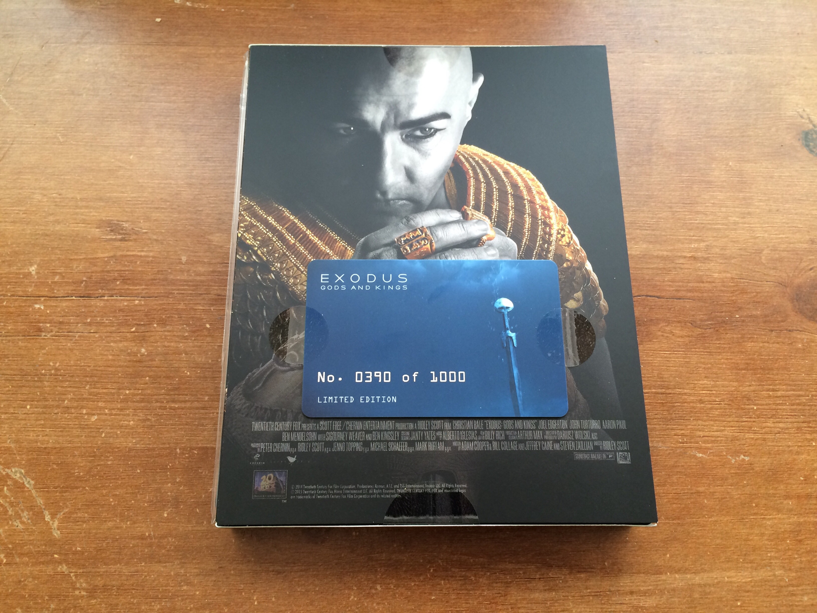 Exodus Gods and Kings Steelbook