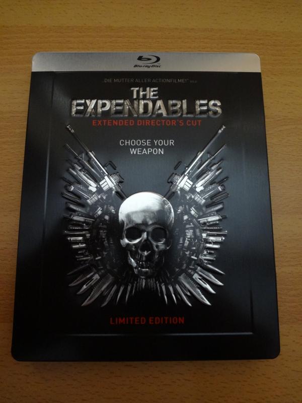 Expendables Extended German Embossed Steelbook Front