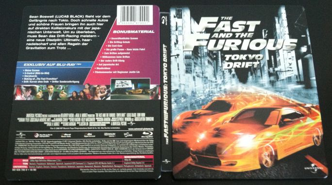 fast furious tokyo drift (germany) front back