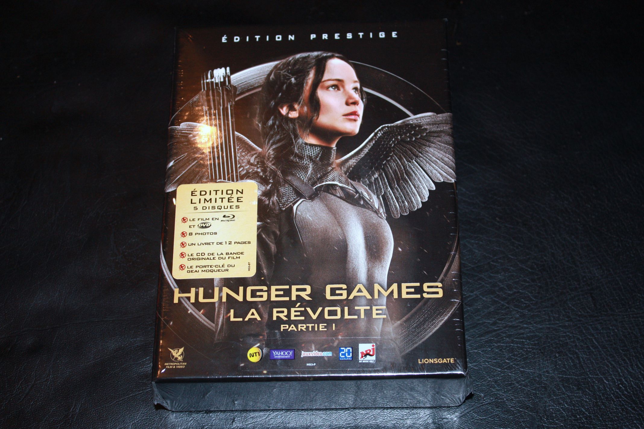 HUNGER GAMES INTEGRALE EDITION COLLECTOR PRESTIGE BLU RAY + DVD