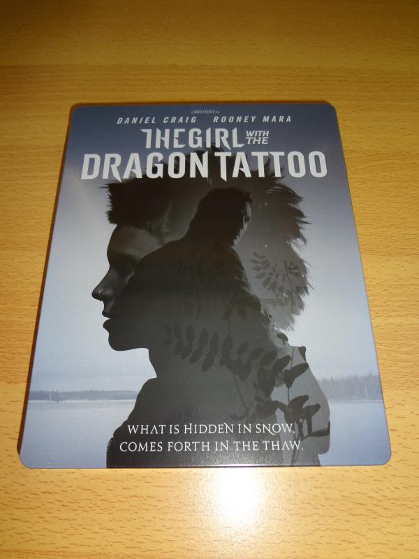 Girl With The Dragon Tattoo HMV Steelbook Front