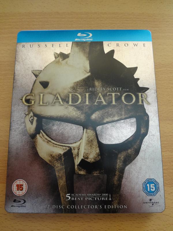 Gladiator Play.com Exclusive Steelbook Front