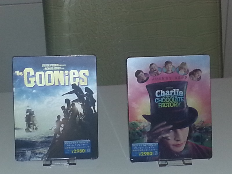 Goonies & Charlie and the Chocolate Factory 
Steelbooks Japan