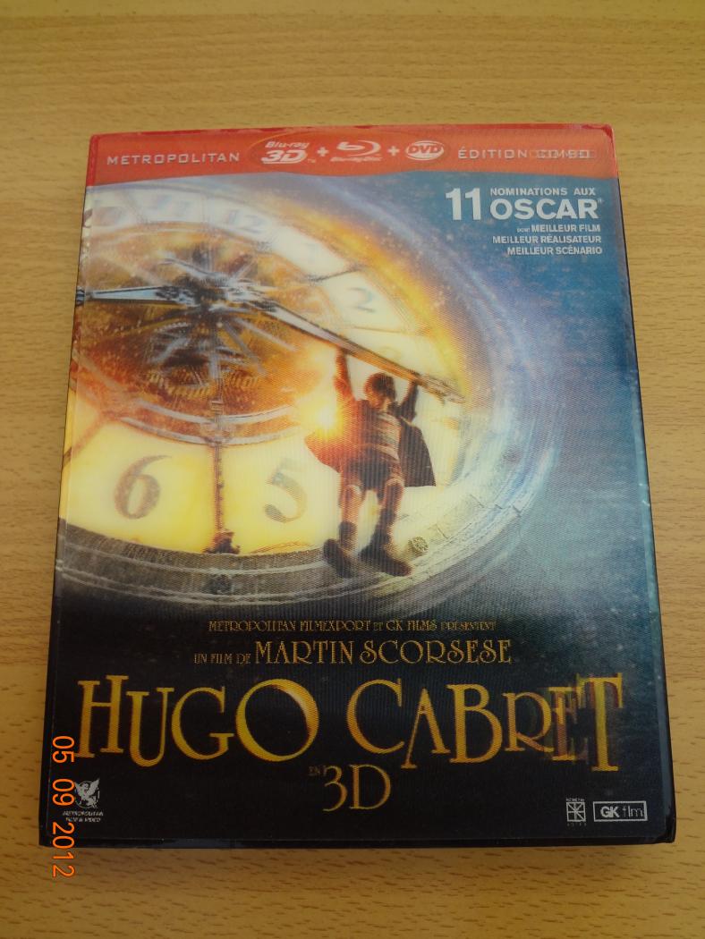 Hugo 3D French Lenticular Slipcover