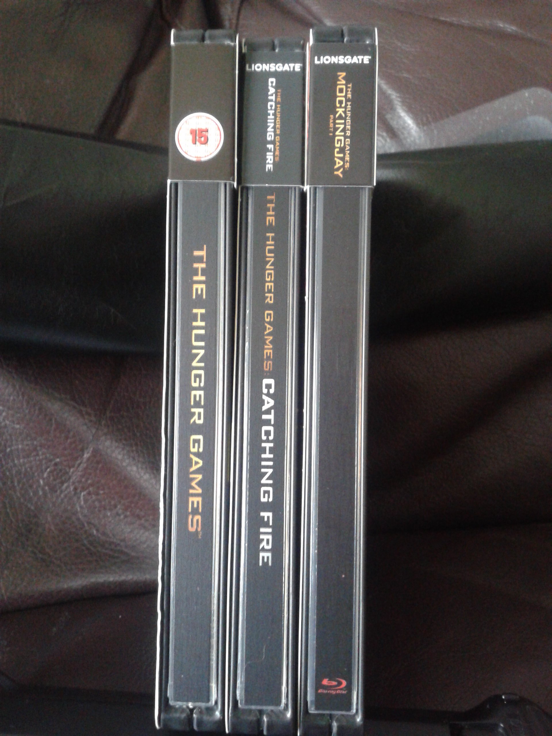 Hunger Games Spines