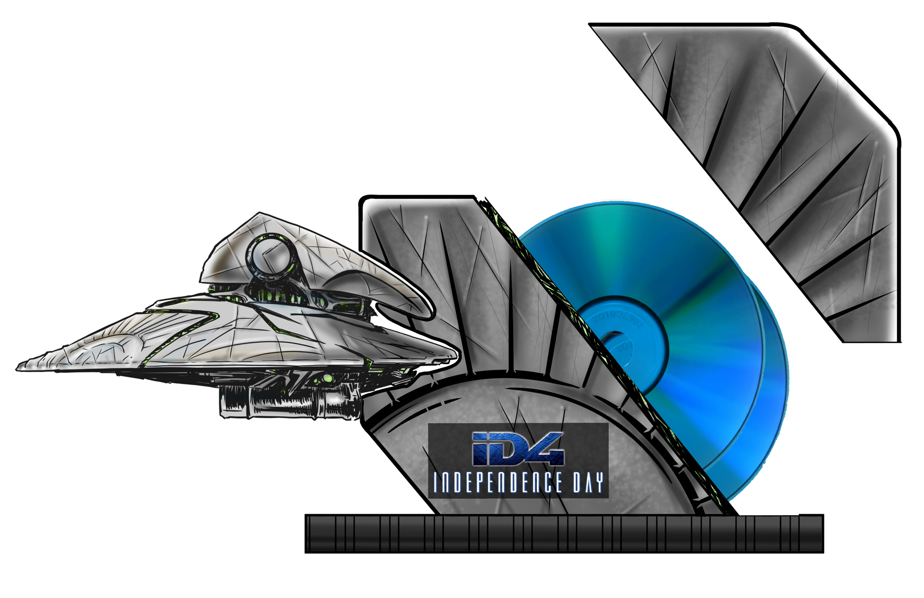 Independence Day Ultimate Collector's Blu-ray Attacker Edition sketch 1