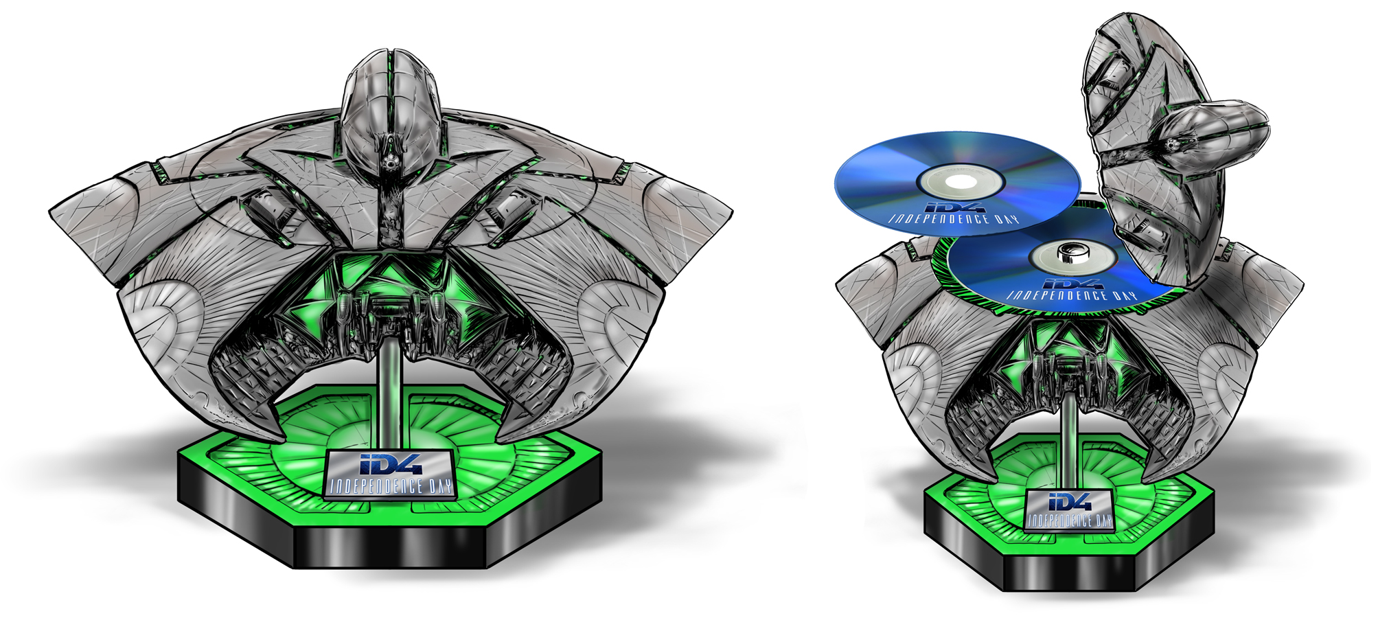Independence Day Ultimate Collector's Blu-ray Attacker Edition sketch 3