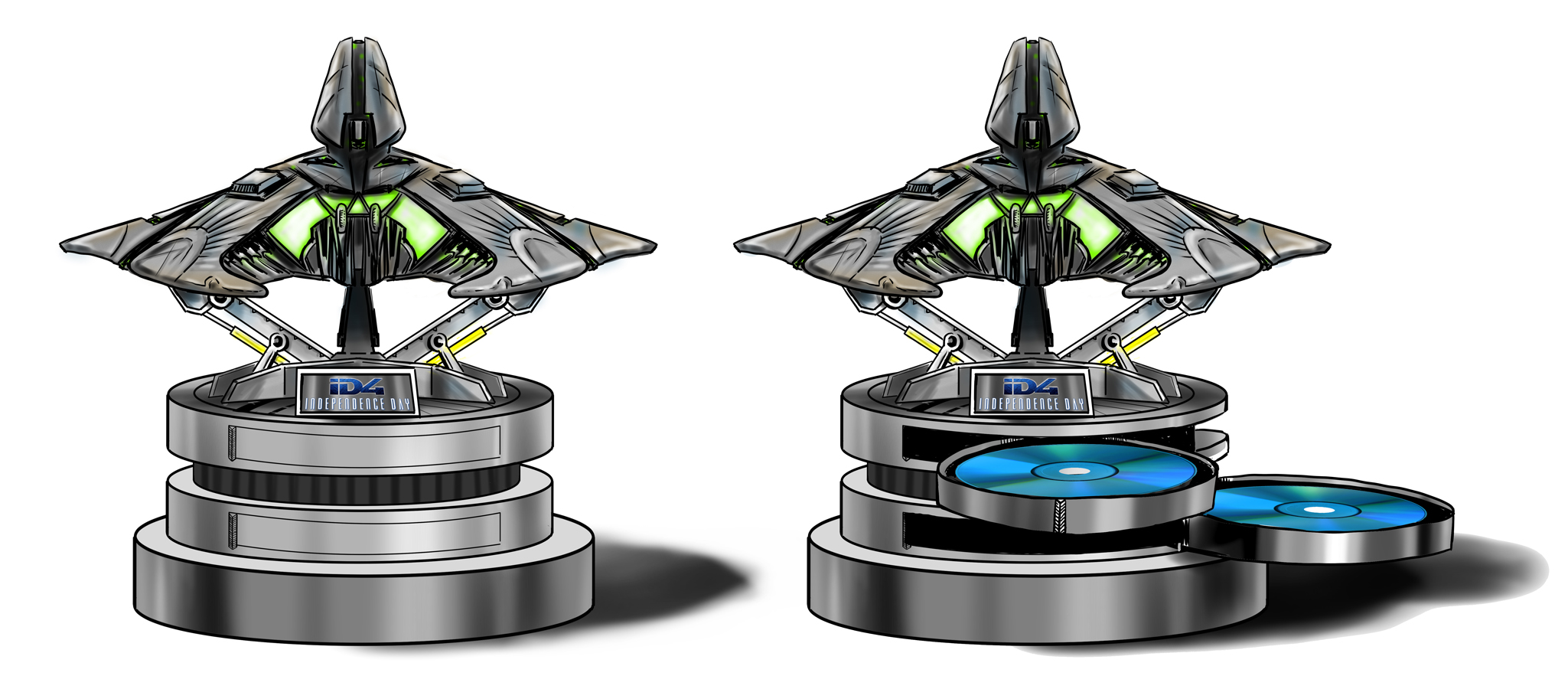 Independence Day Ultimate Collector's Blu-ray Attacker Edition sketch 4