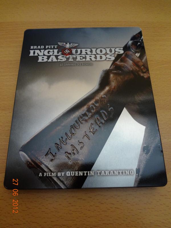 Inglourious Basterds Debossed CA Steelbook Front