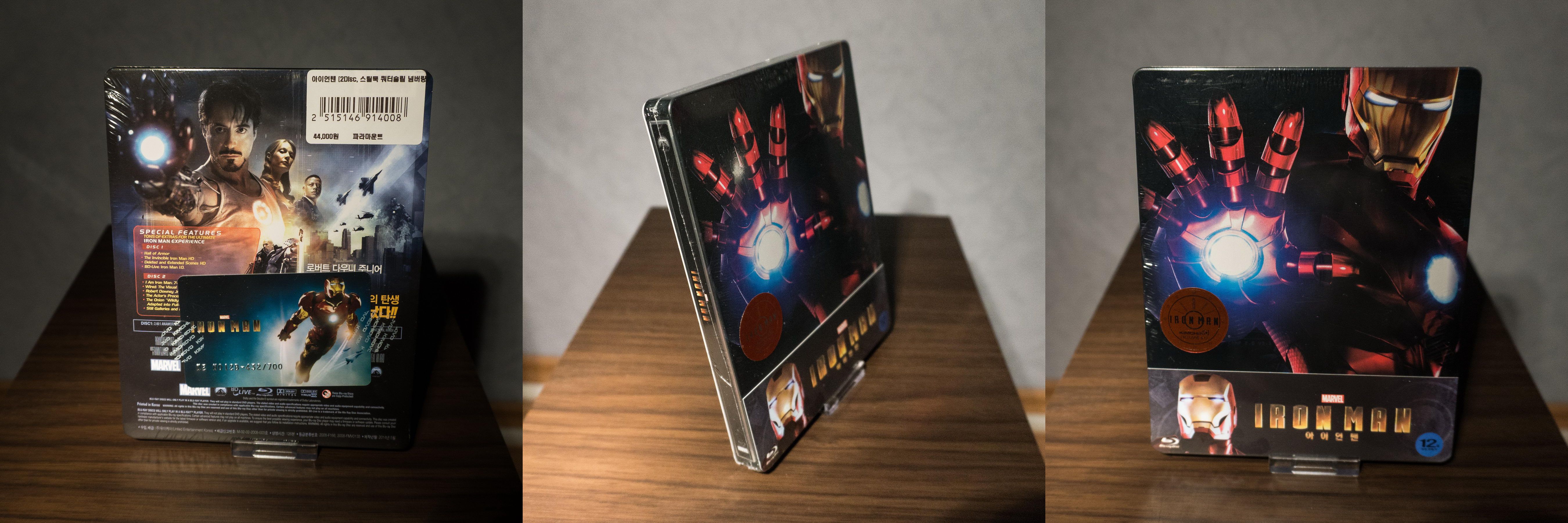 Iron Man Kimchi Steelbook Korea Domestic Release