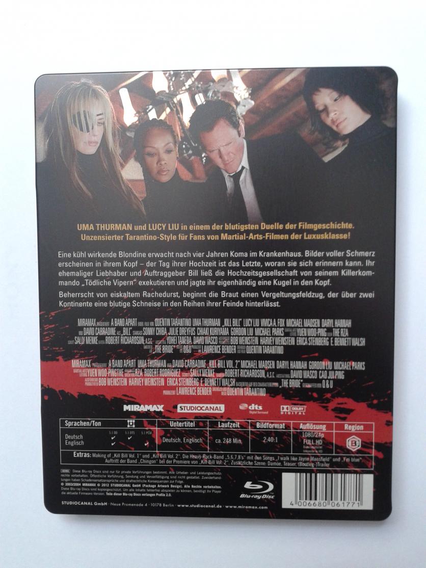 Kill Bill 1&2 back