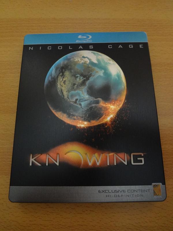 Knowing Australian Debossed Steelbook Front