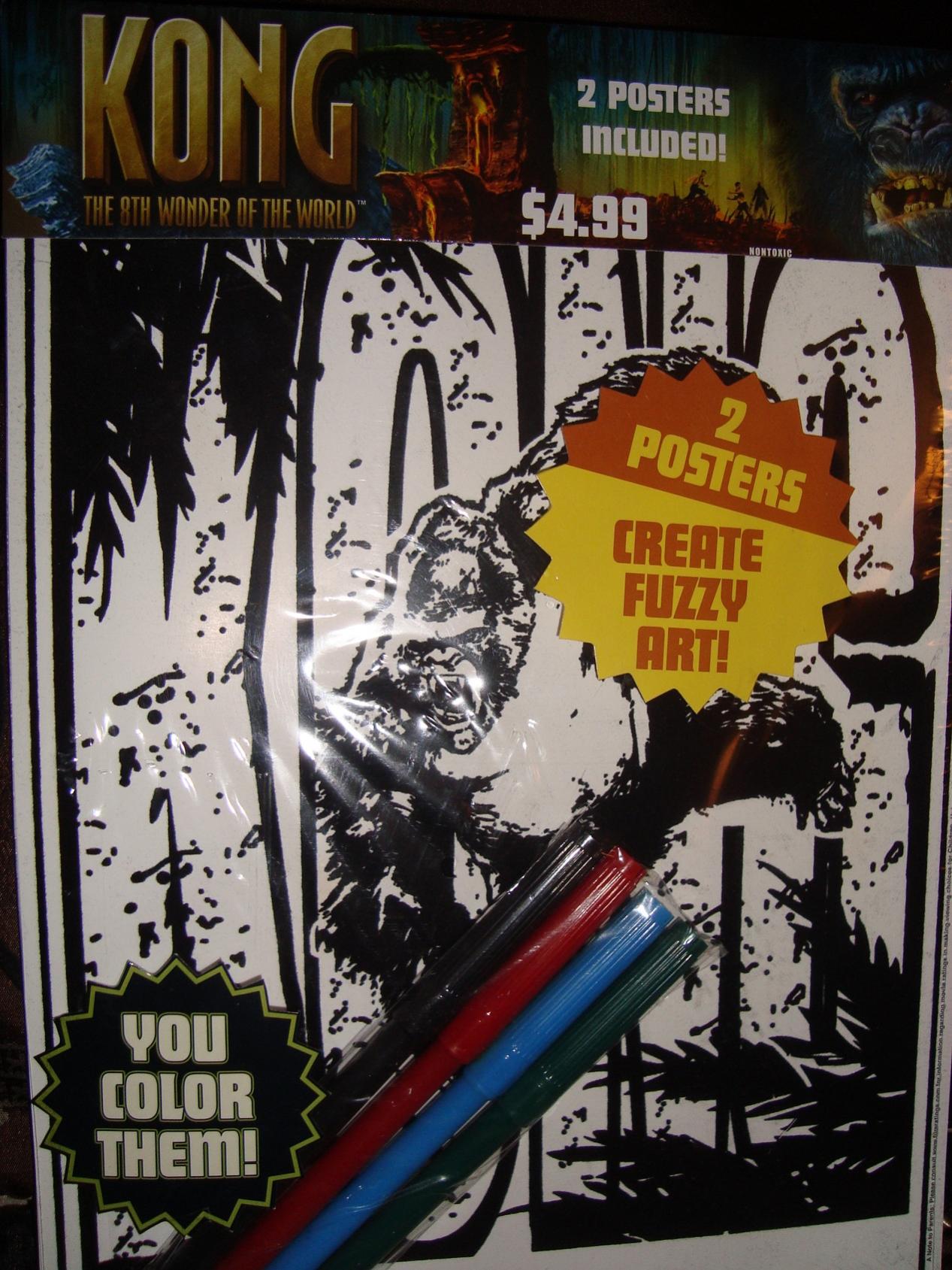 Kong Poster Fuzzy Art