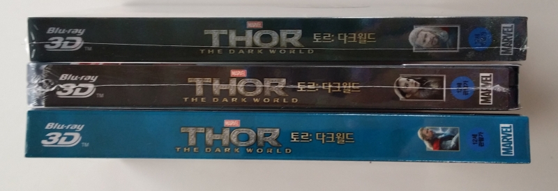 Korea Thor; The Dark World spines 2