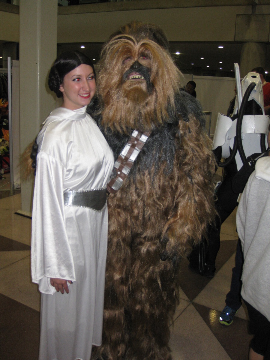 Leia and Chewie