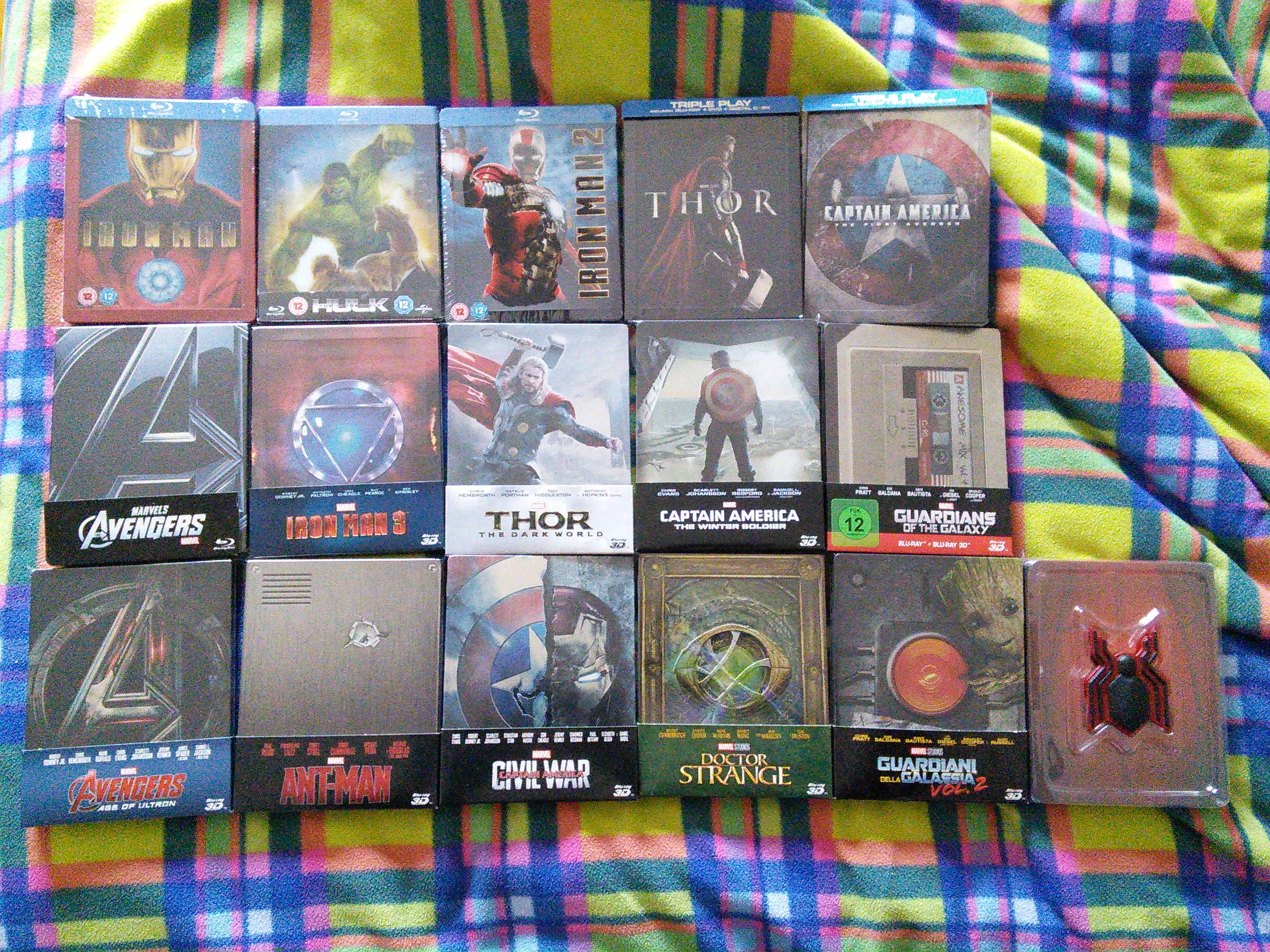 Marvel Steelbook collection 20/2/18