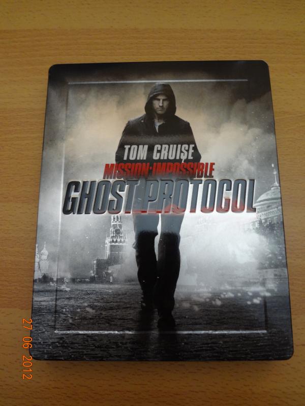 MI4 Ghost Protocol Play.com Exclusive Embossed Steelbook Front