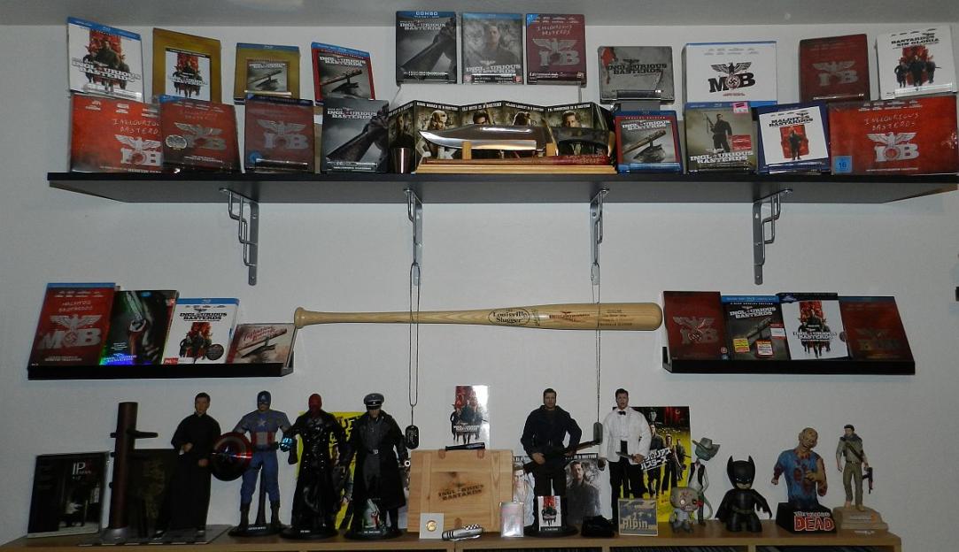 Overview ... the stuff above my racks is always changing. (where the figures are)