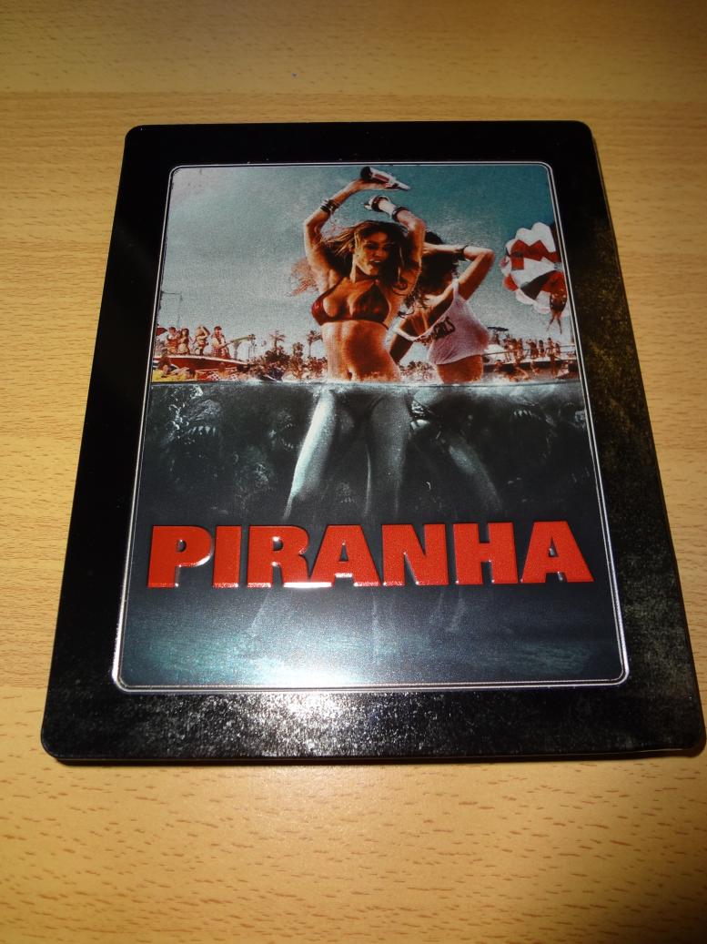 Piranha CA Embossed Steelbook Front