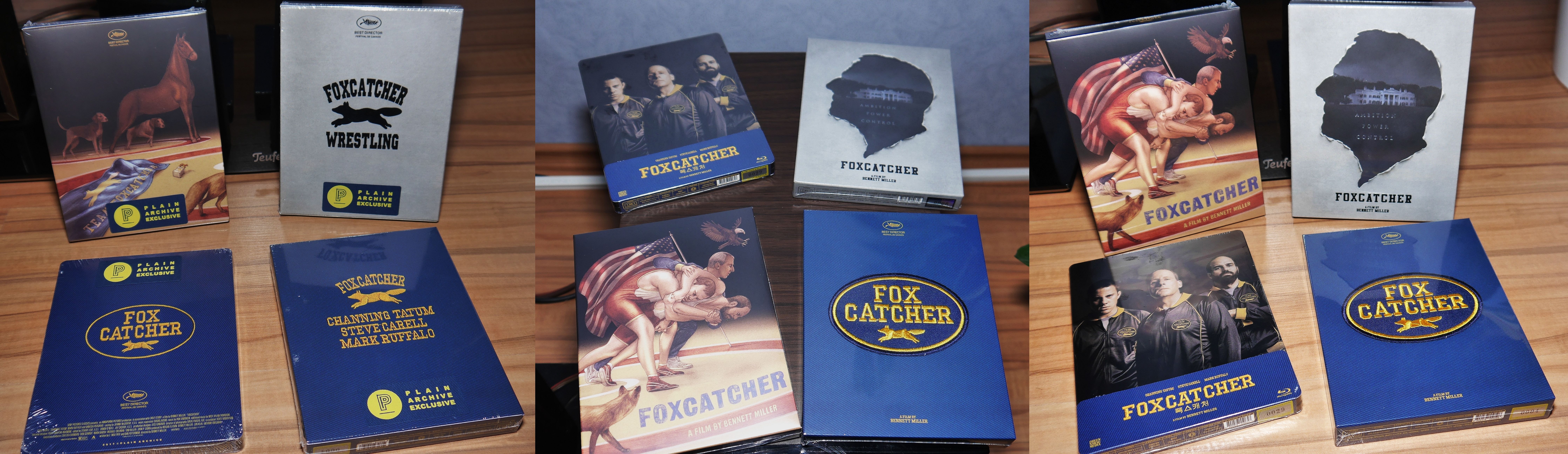 Plain Archive Foxcatcher Korea Steelbook Bluray