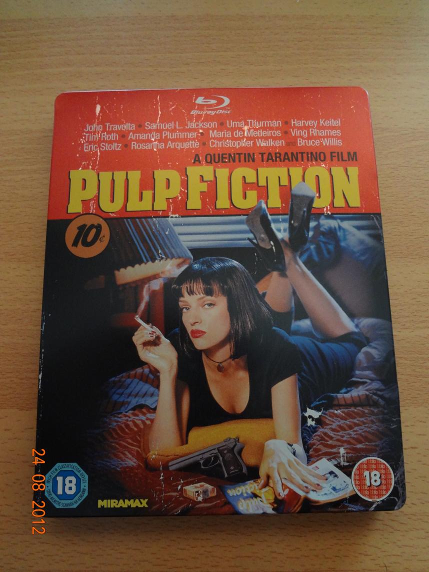 Pulp Fiction  Play.com Exclusive Steelbook Front
