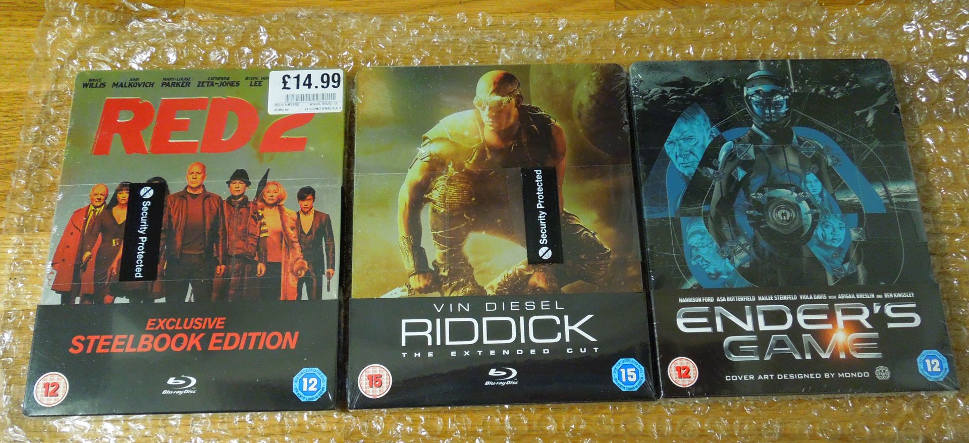 RED 2 + Riddick + Ender's Game UK HMV