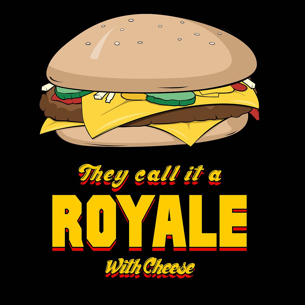 Royale With Cheese Kitchen Poster Print