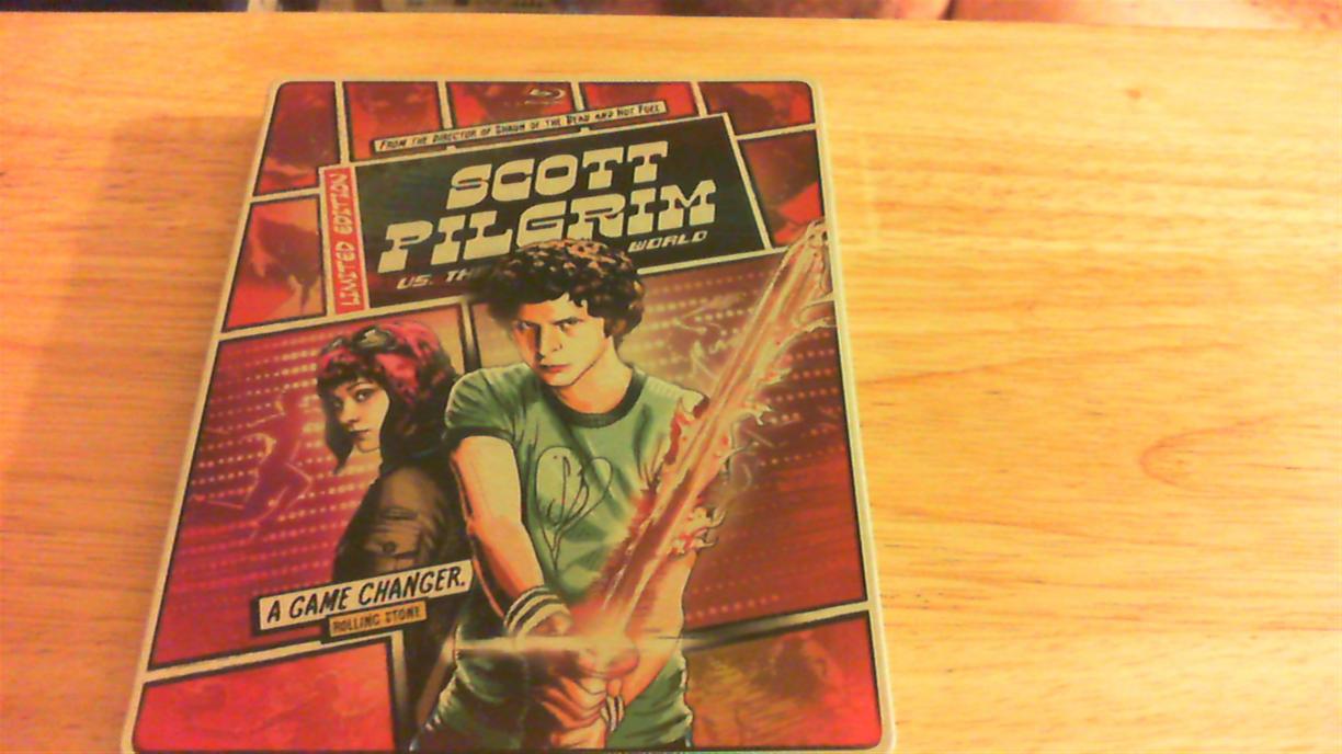 SCOTT PILGRIM VS. THE WORLD WAL-MART STEELBOOK FRONT COVER