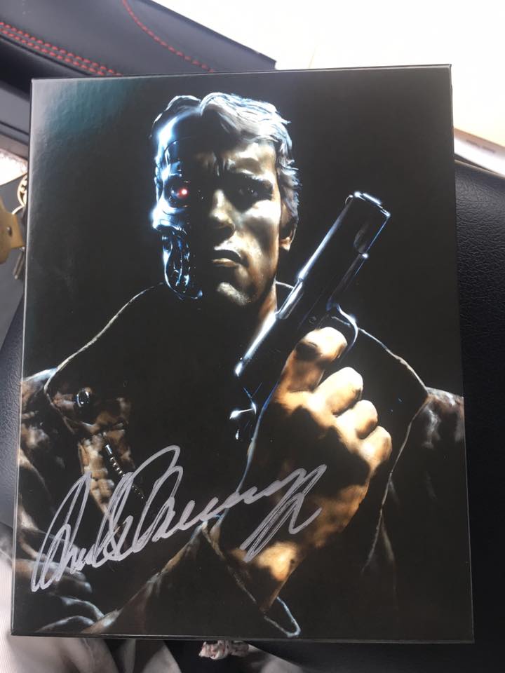 signed by Arnold Schwarzenegger