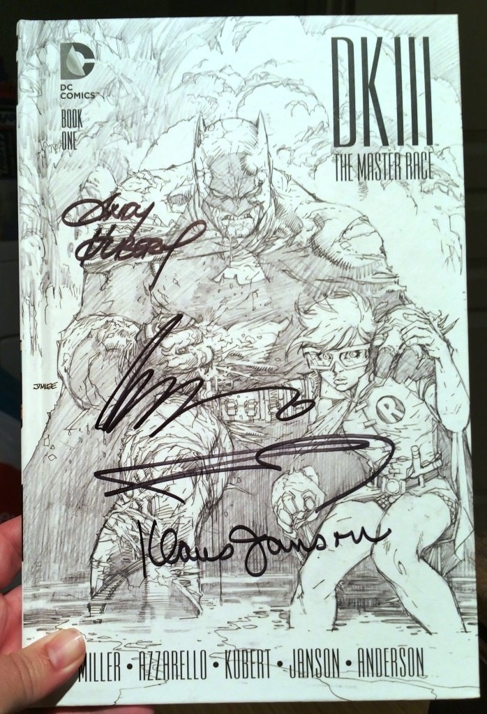 Signed Copy of DK III The Master Race