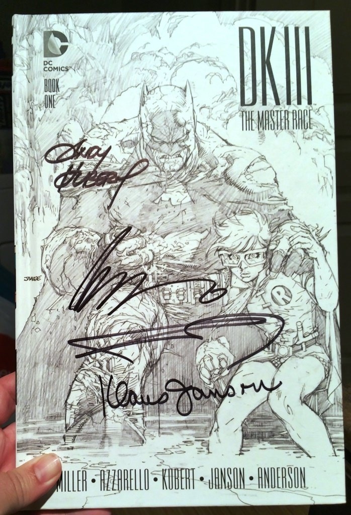 Signed Copy of DK III The Master Race