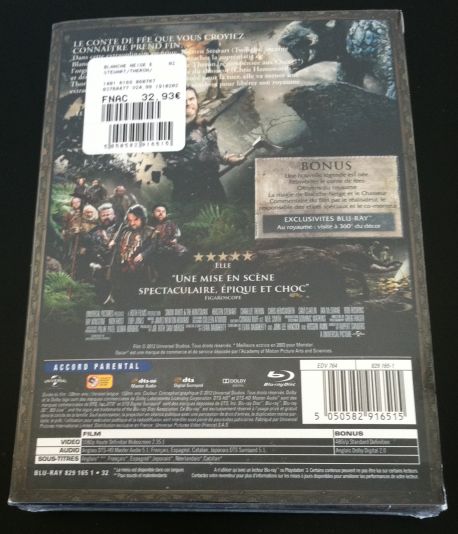 snow white fnac (france) back