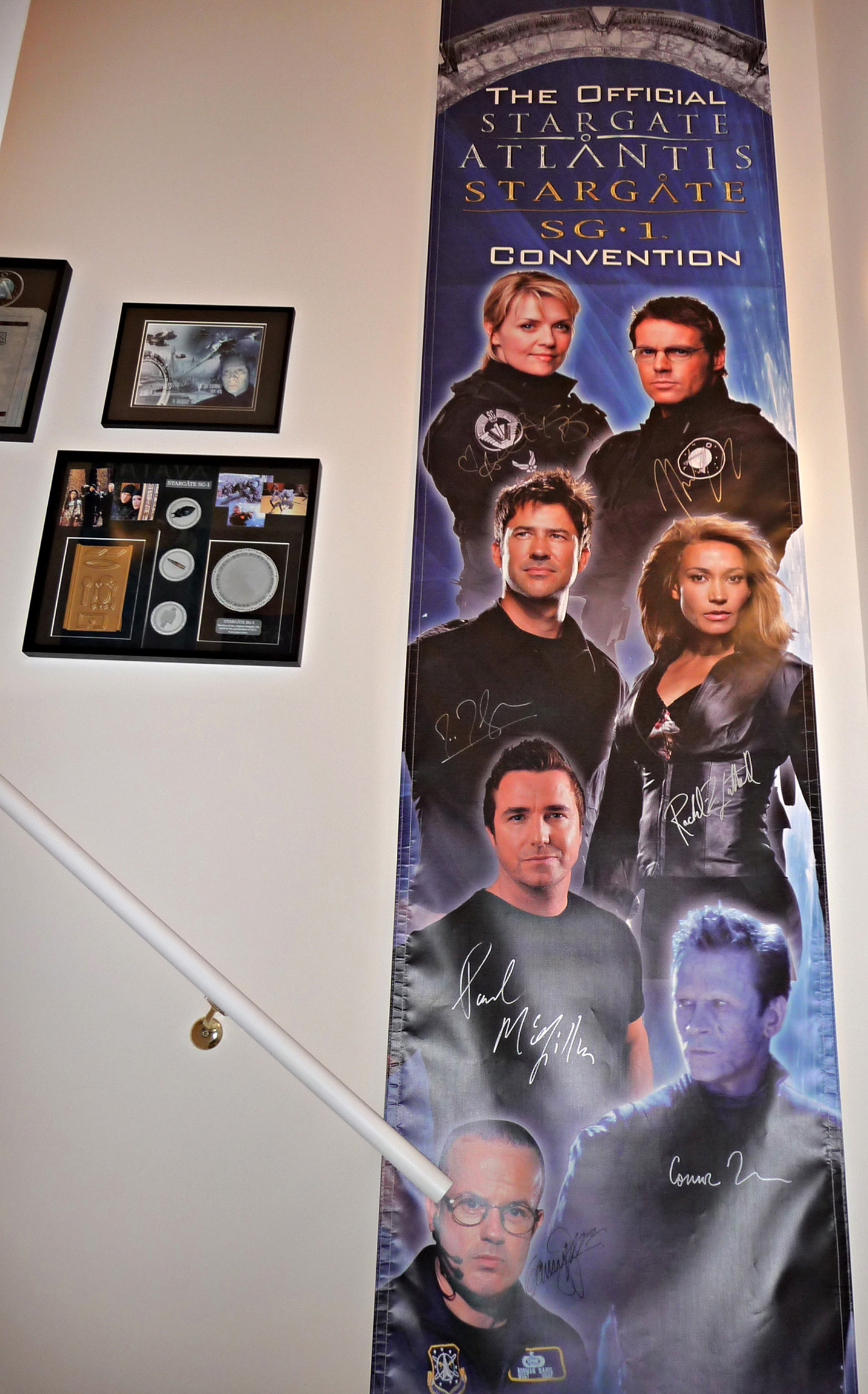 Stargates Augraphed Convention Banner