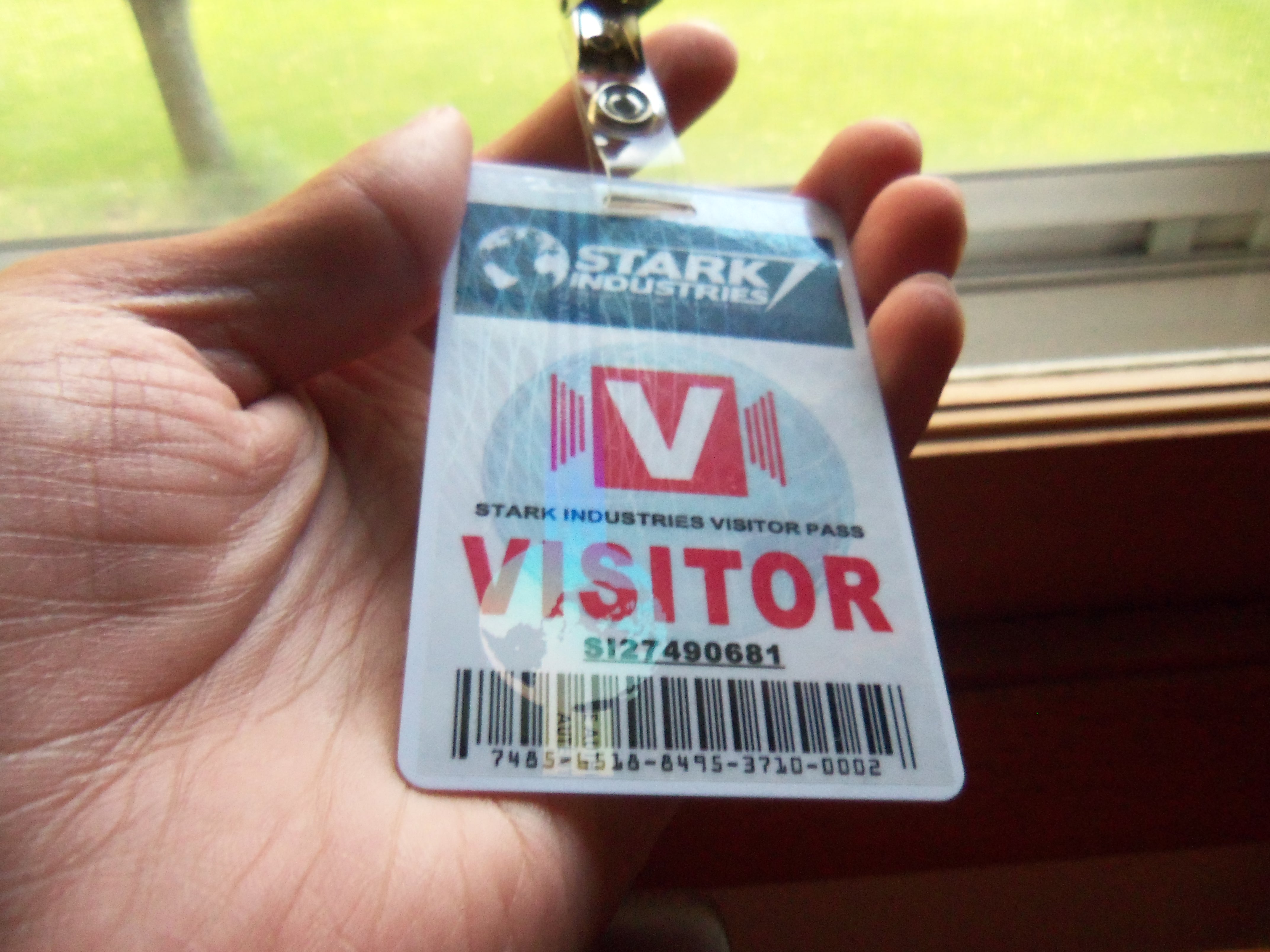 Stark Industries Visitor Pass