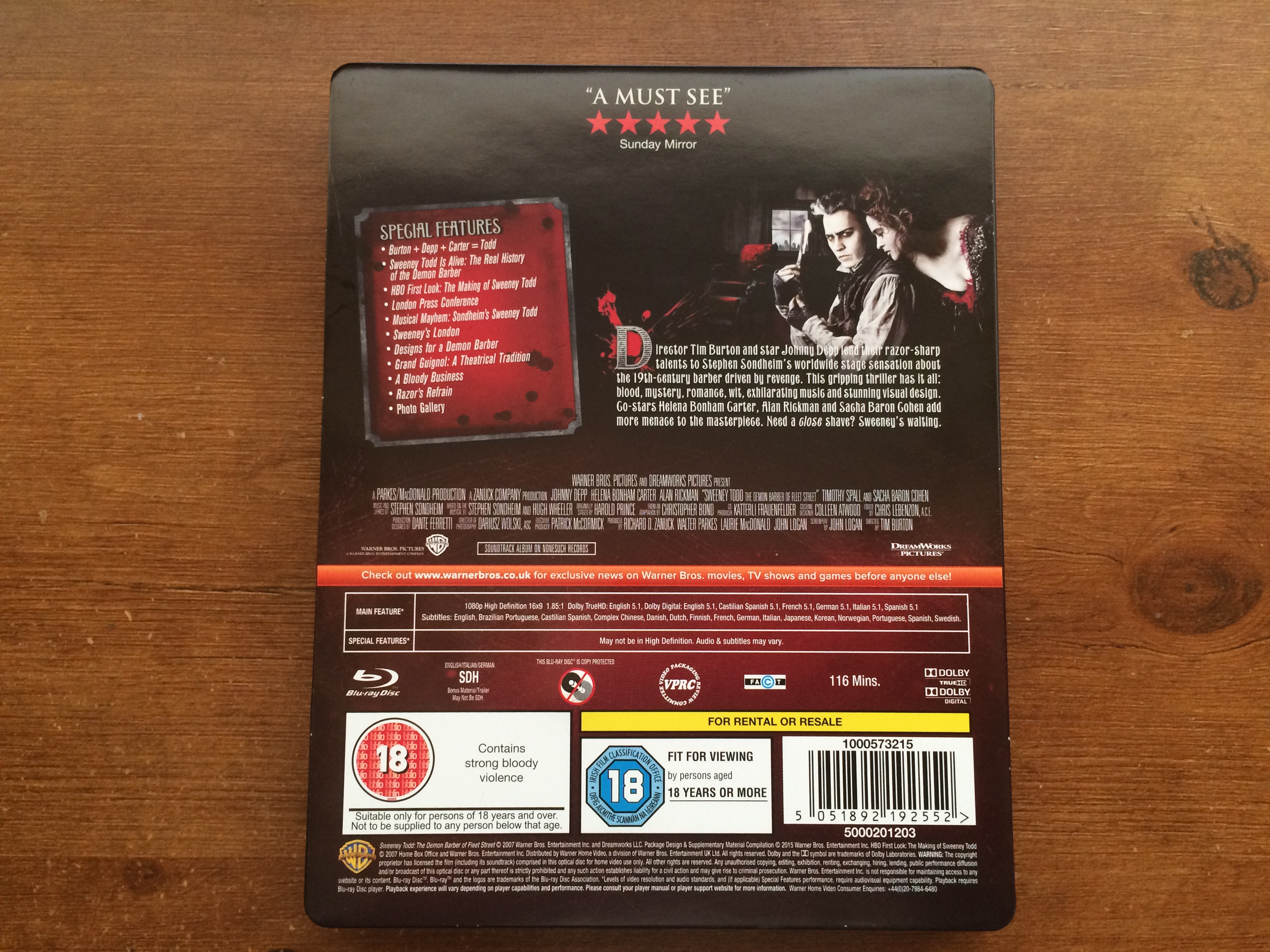 Sweeney Todd: The Demon Barber of Fleet Street