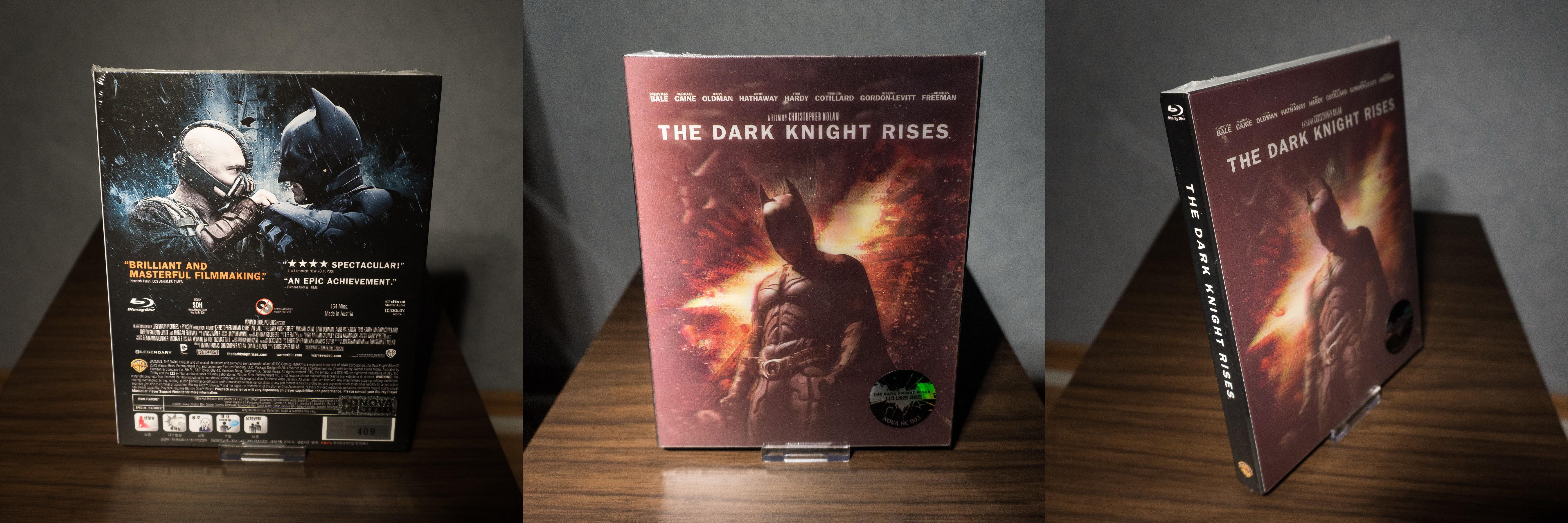 The Dark Knight Rises Novamedia Steelbook Lenticular