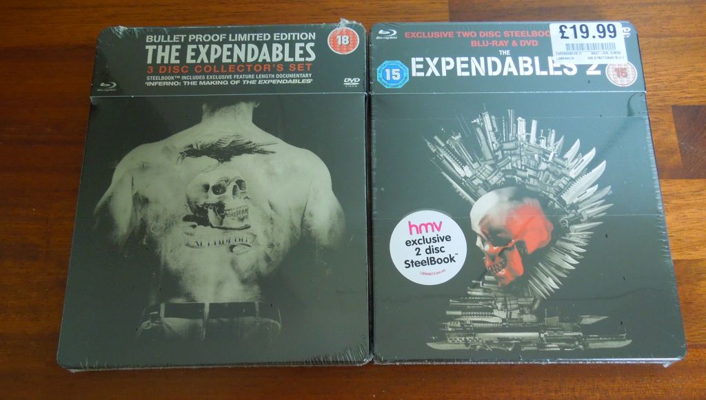 The Expendables 1+2 HMV UK