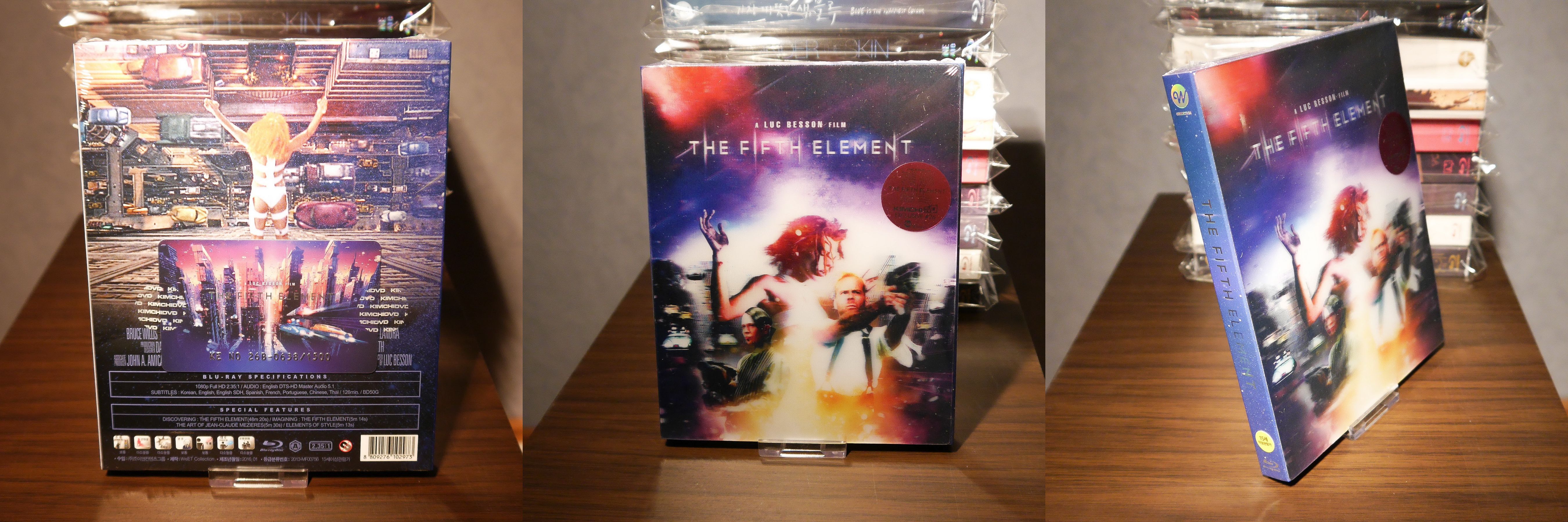 The Fifth Element Bluray Steelbook Korea Kimchidvd Lenticular