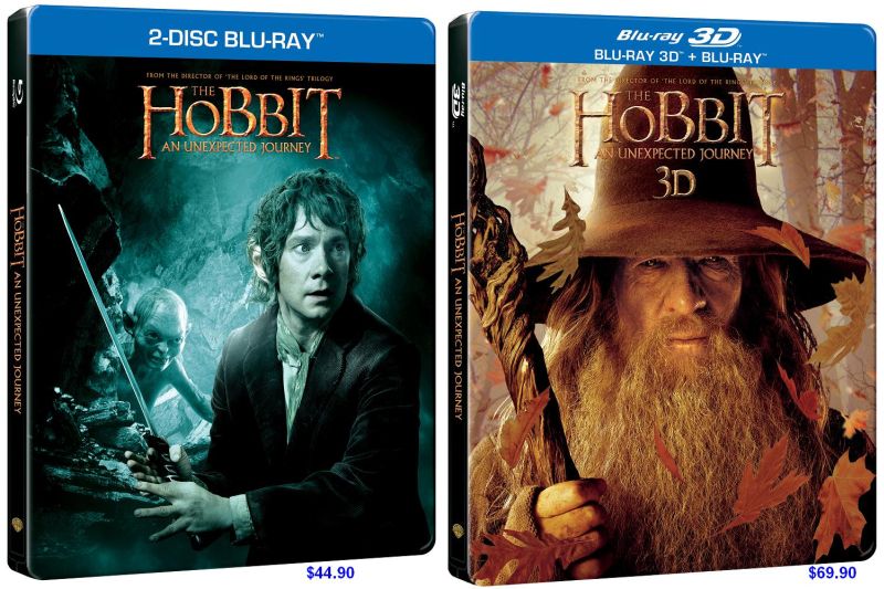 The Hobbit BRay Steelbook 2D3D