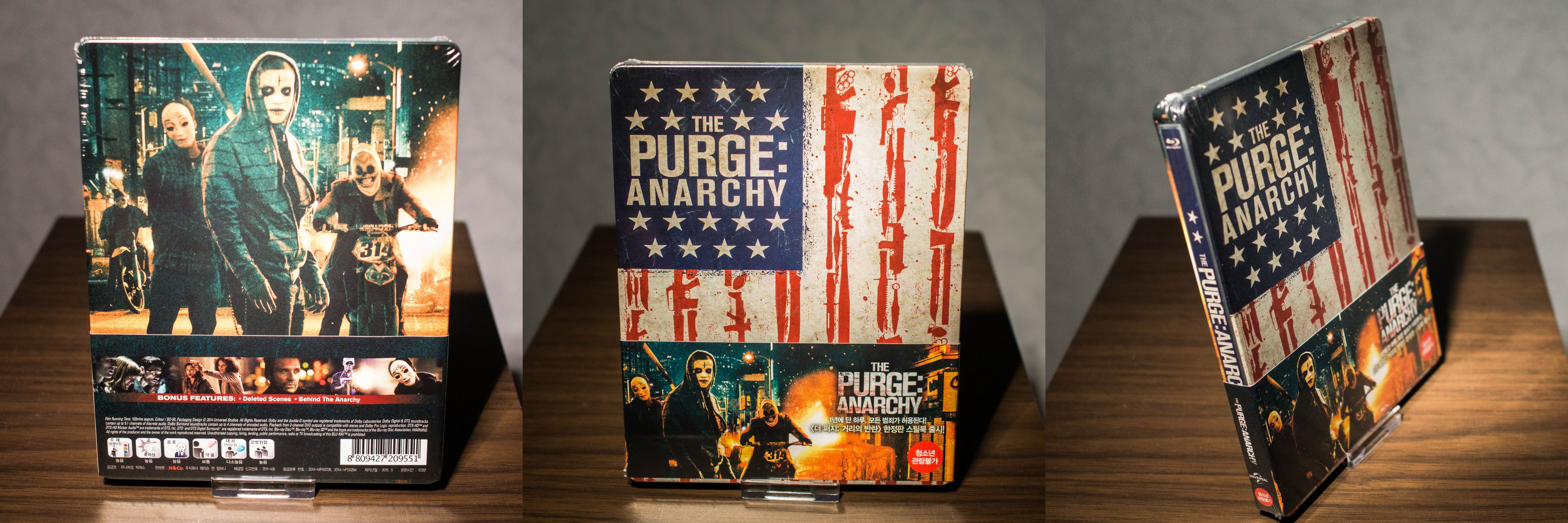 The Purge Anarchy Korea Steelbook