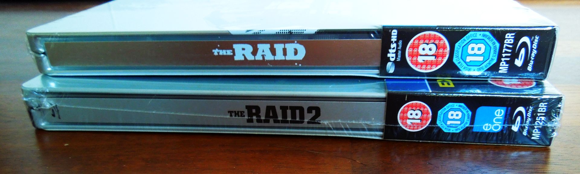 The Raid 1 + 2 UK Spine