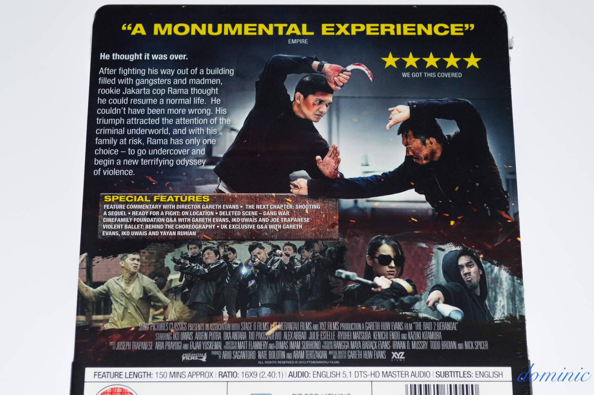 The Raid 2 - Back Close up