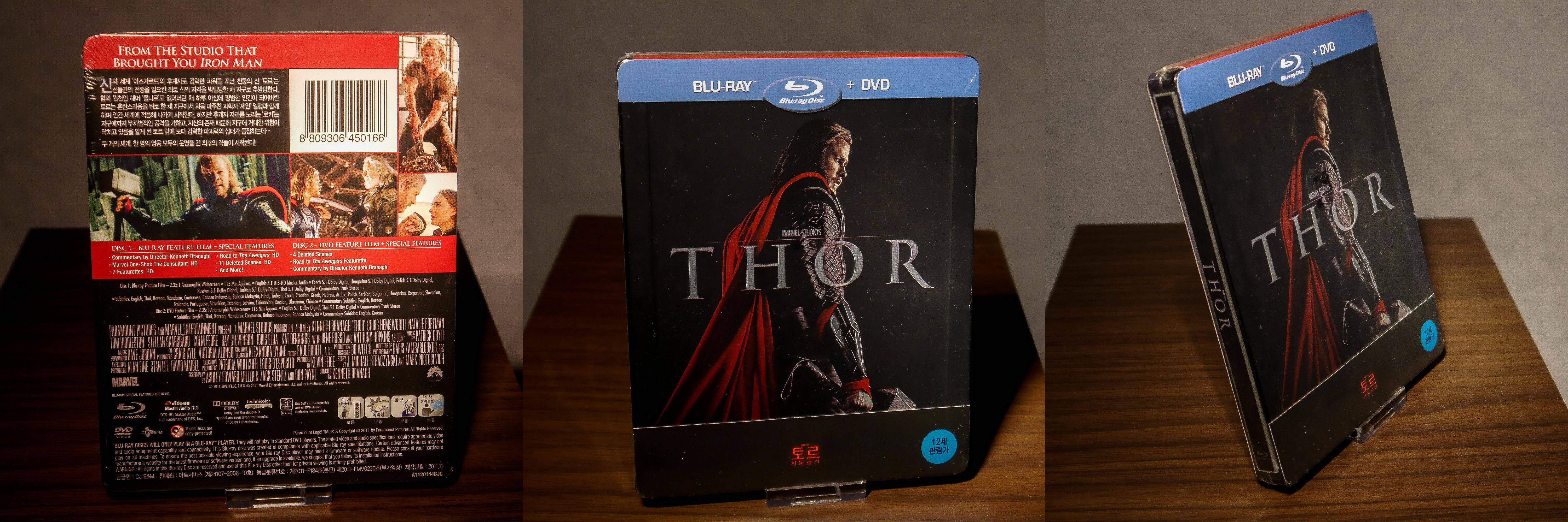 Thor Korea Bluray Steelbook
